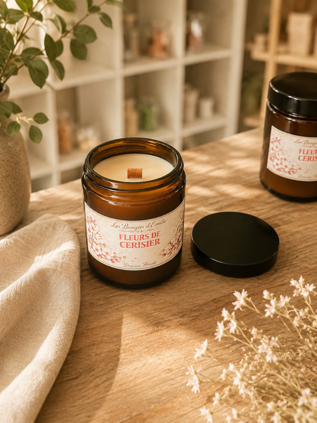 Bougie fleurs de cerisier 150g