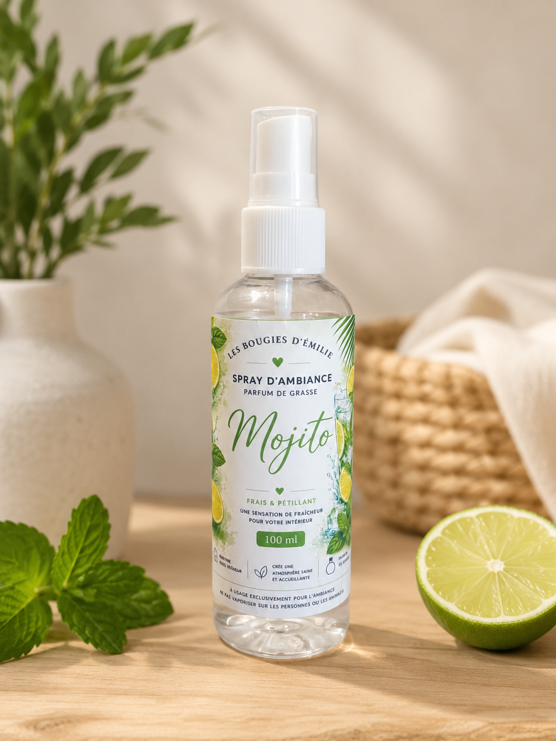 Spray d’ambiance mojito