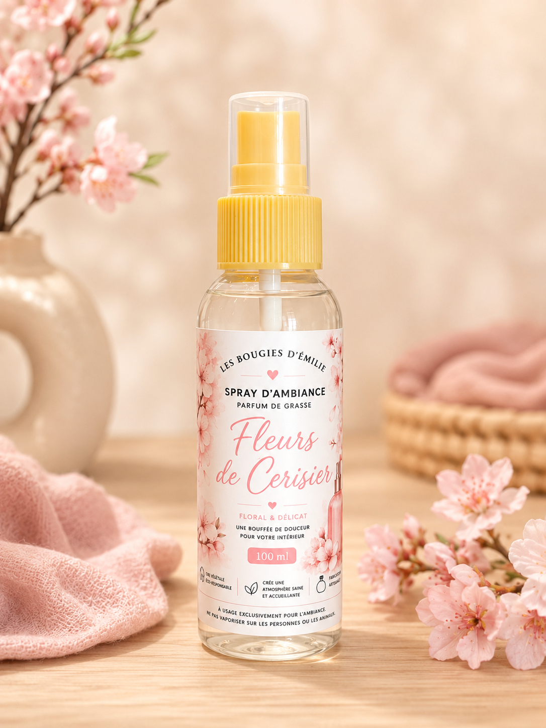 Spray d’ambiance fleurs de cerisier 🌸