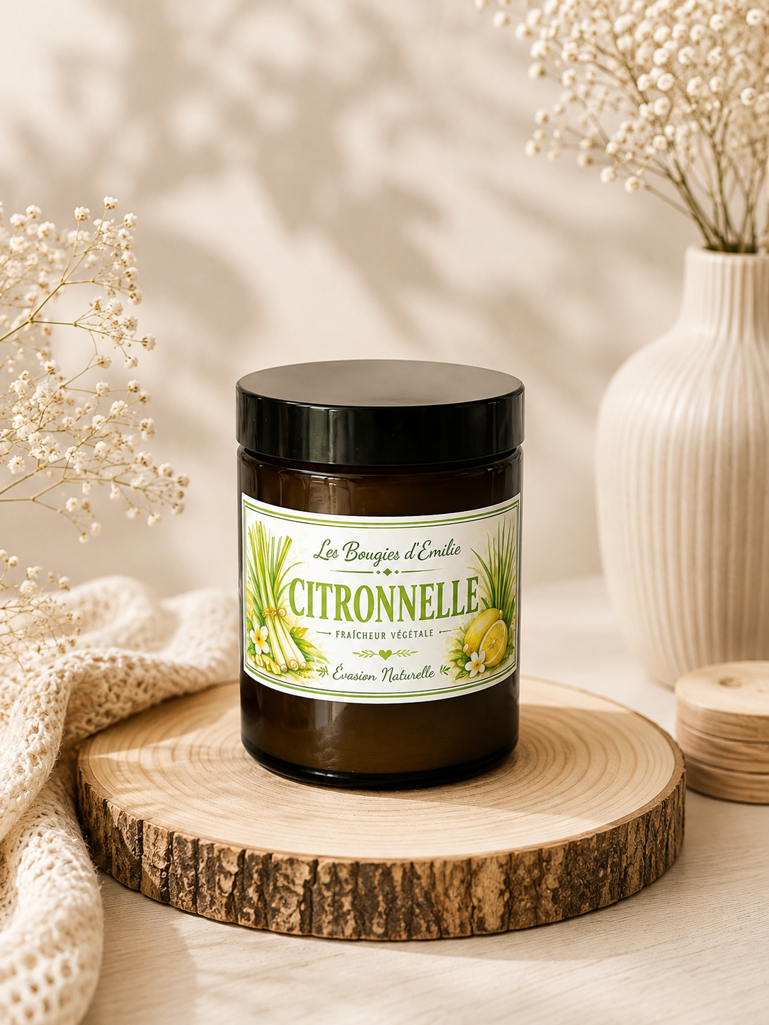 Bougie citronnelle 150g