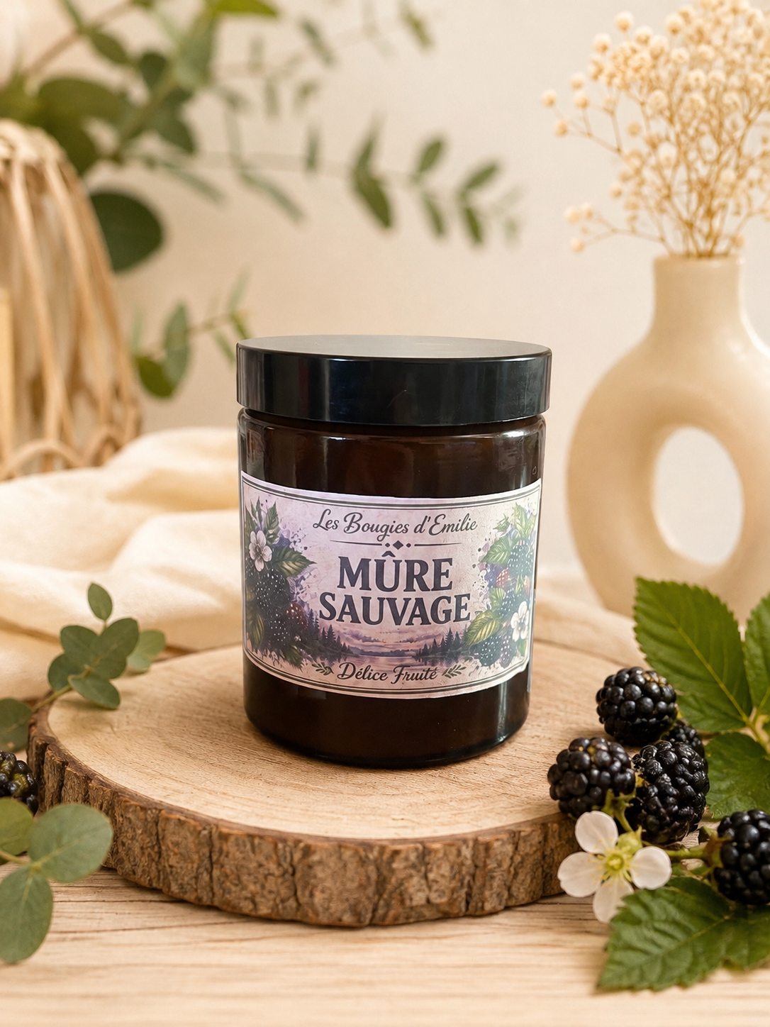 Bougie mûre sauvage 150g