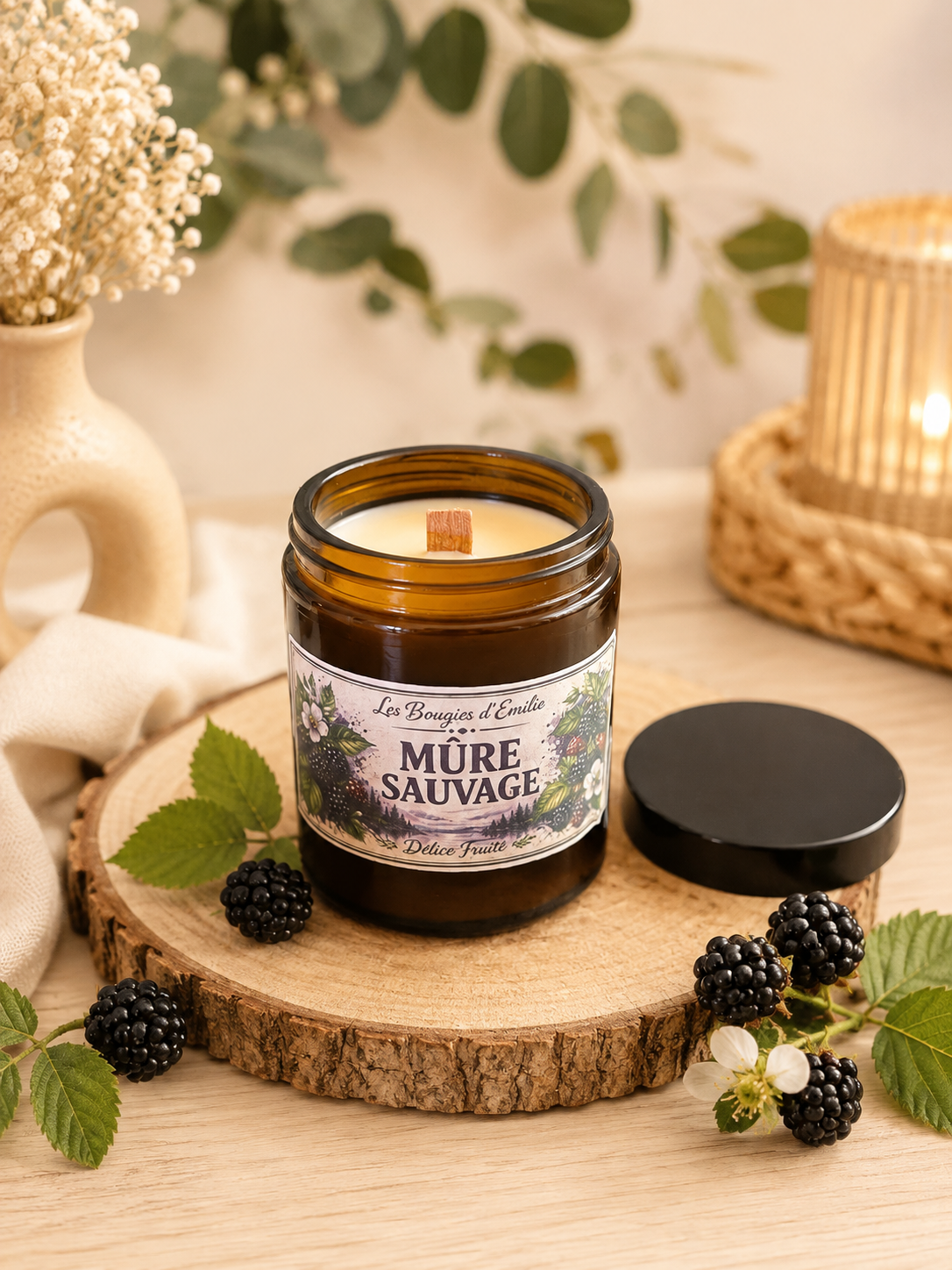 Bougie mûre sauvage 150g