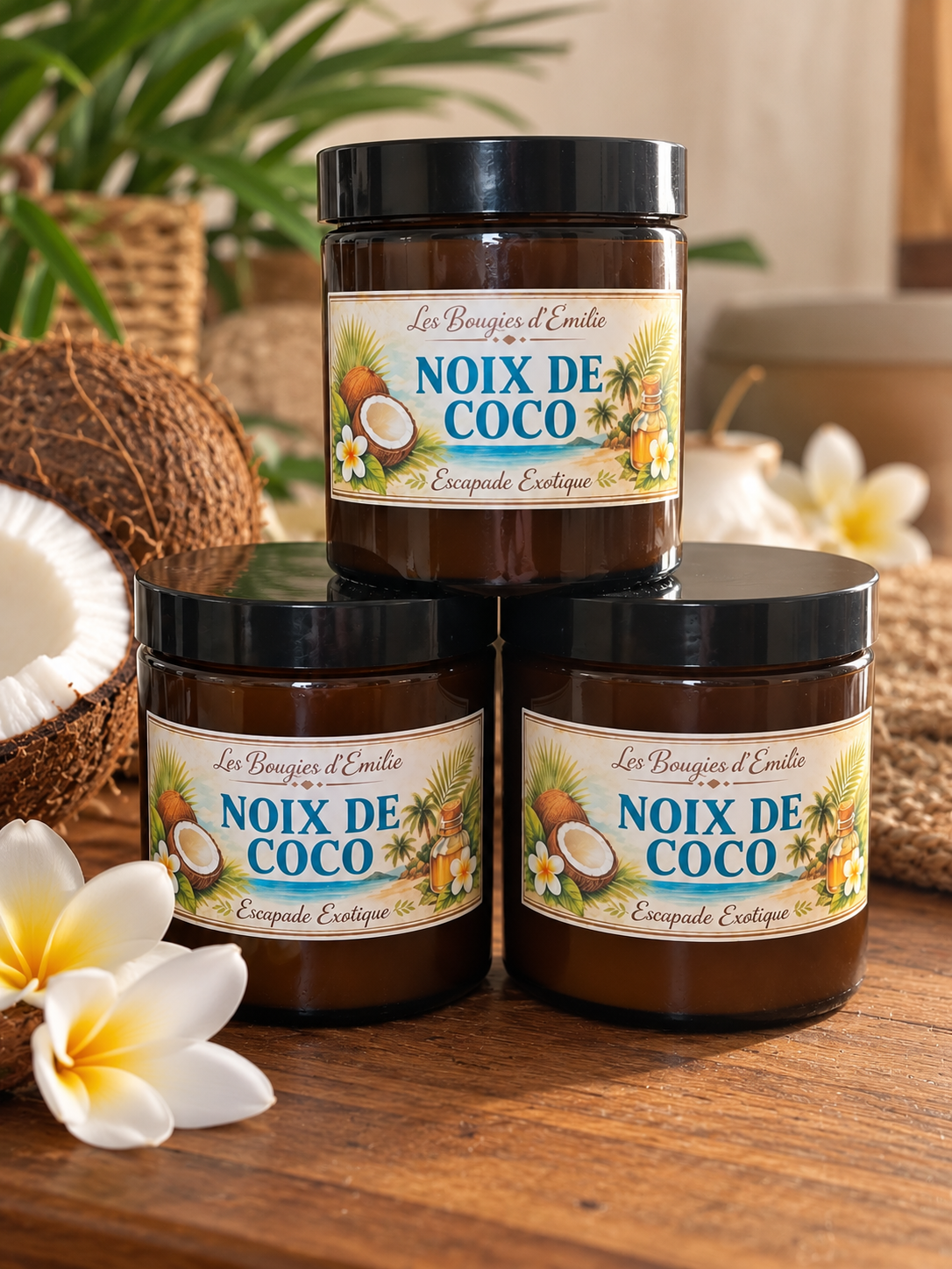 Bougie noix de coco 150g