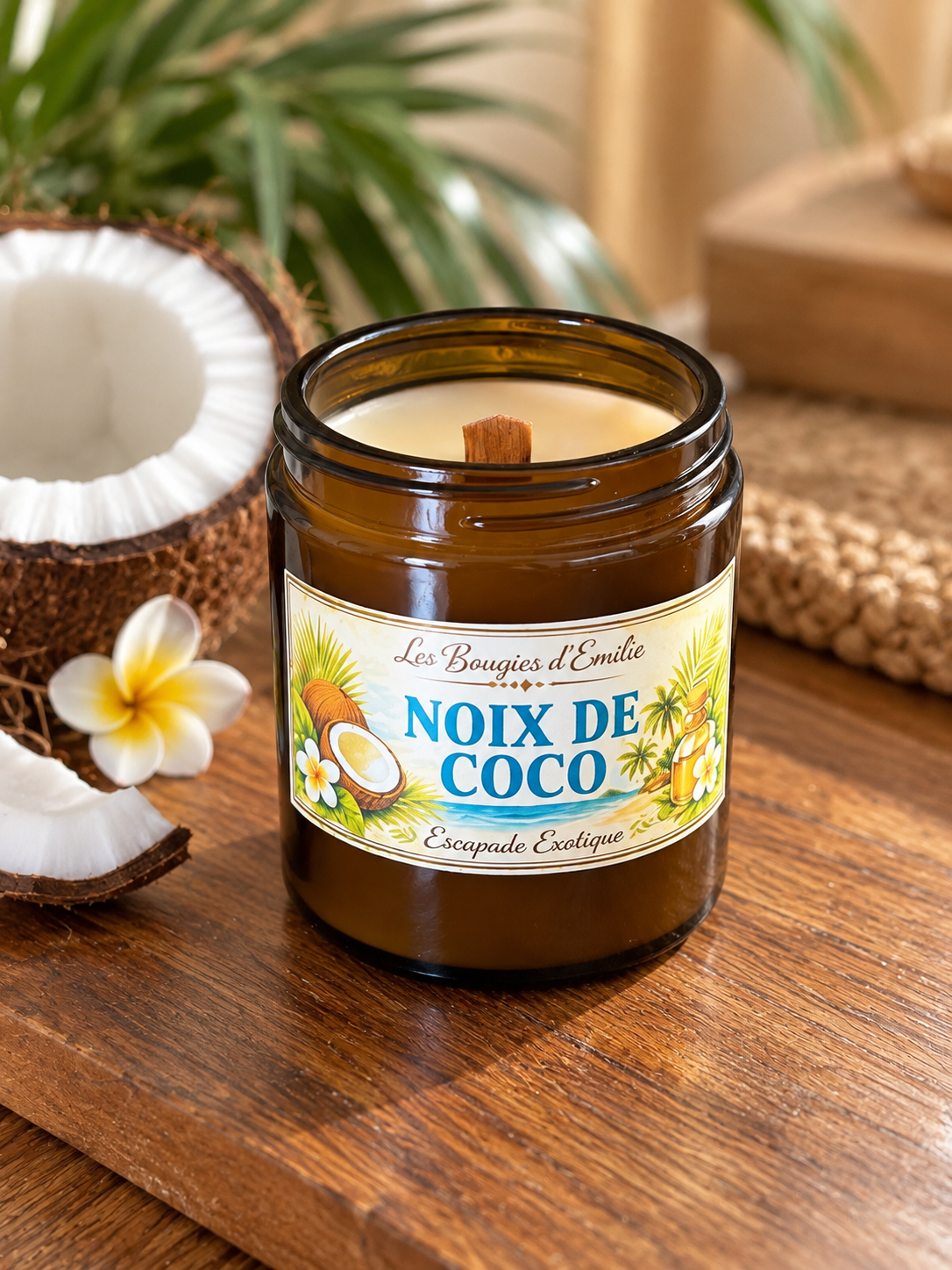 Bougie noix de coco 150g